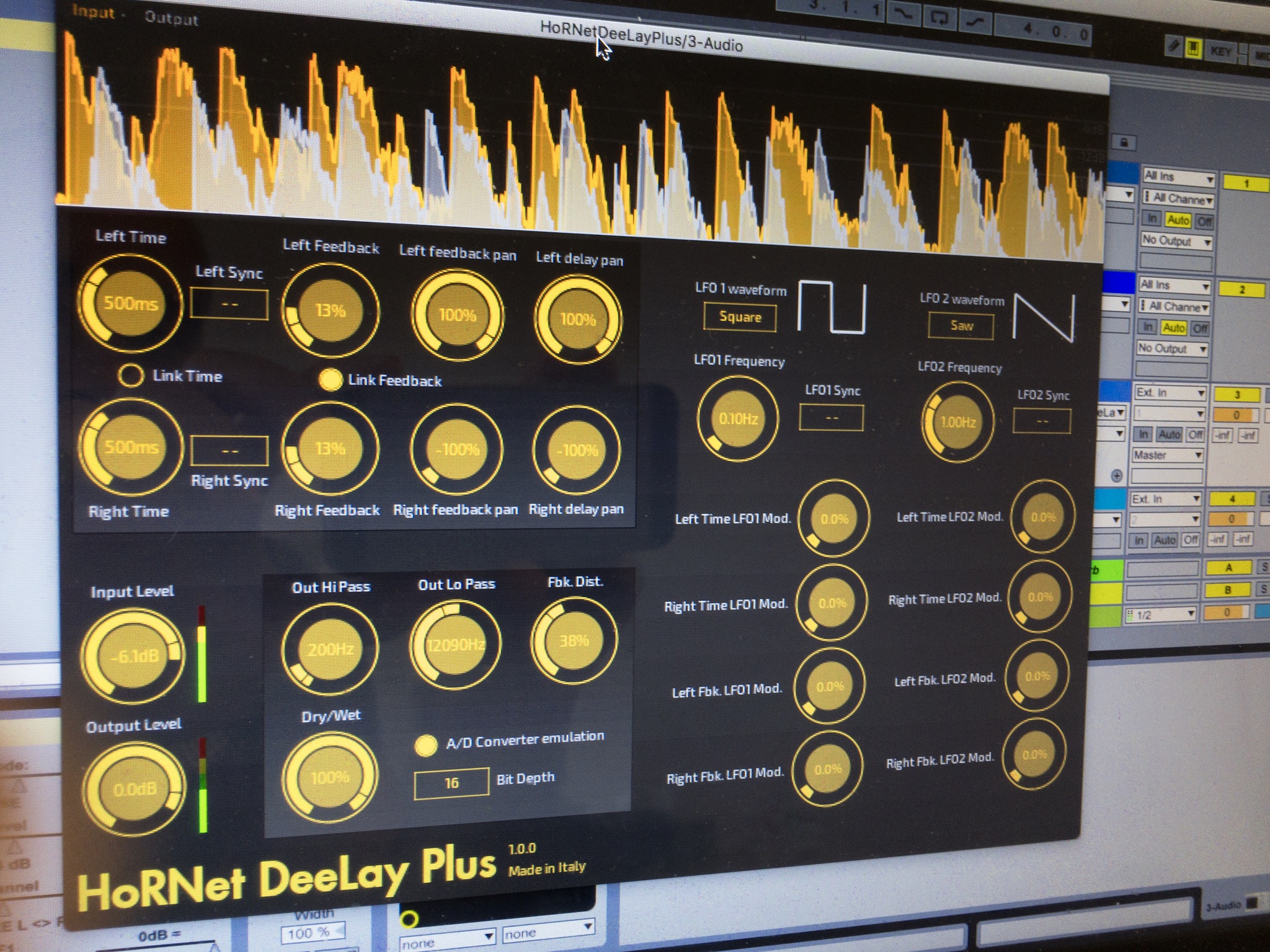 HoRNet DeeLay Plus creative digital delay plugin