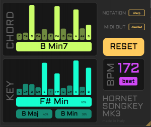 SongKey MK3 chord key and tempo detection vst plugin